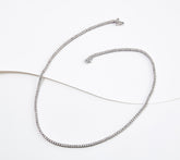 Affinity Diamonds 1 cttw Line Tennis Necklace Sterling Silver